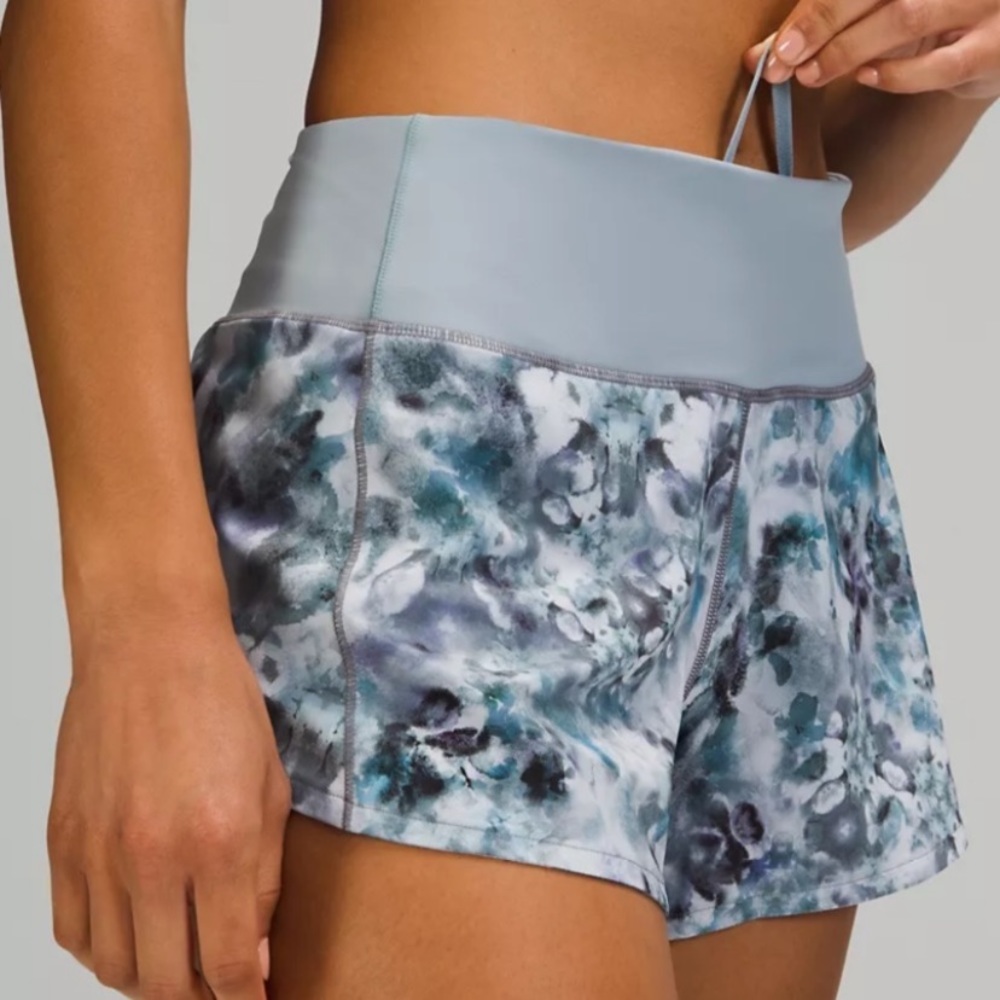 💙LULULEMON SPEED UP SHORT 4”-KALEIDOFLORAL MULTI - Picture 6 of 13